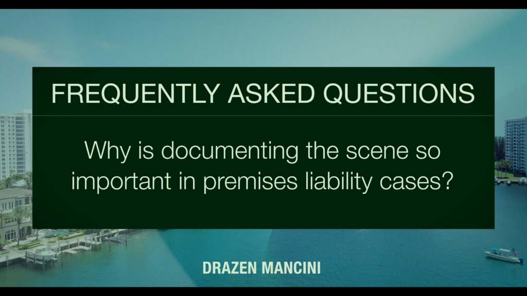 Why is documenting the scene so important?